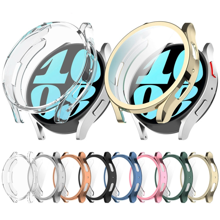 For Samsung Galaxy Watch6 44mm Full Coverage TPU Electroplated Watch Protective Case(Gold) - Watch Cases by PMC TechLife | Online Shopping South Africa | PMC TechLife