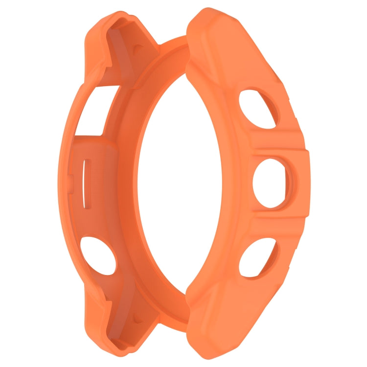 For Garmin Epix Pro 51mm / Fenix 7X / 7X Pro Armored TPU Half Wrapped Watch Protective Case(Orange) - Watch Cases by PMC TechLife | Online Shopping South Africa | PMC TechLife