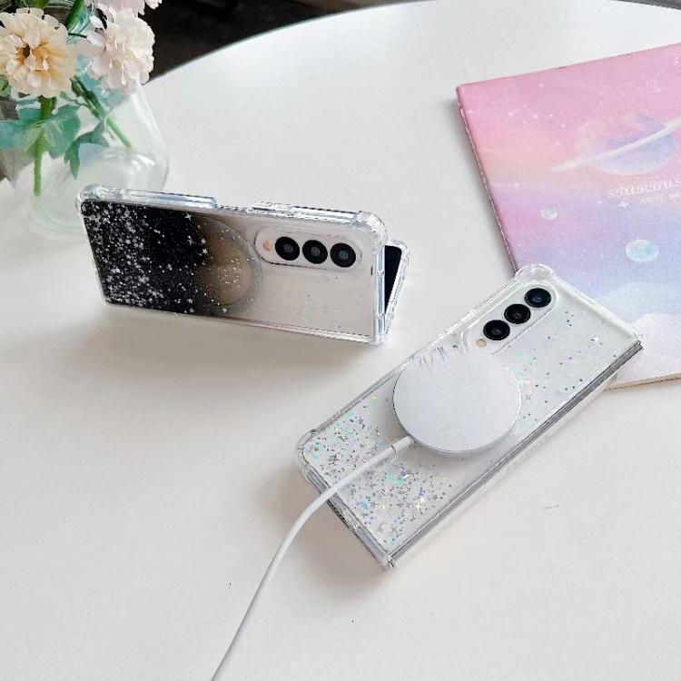For Samsung Galaxy Z Fold3 Magsafe Glitter TPU Phone Protective Case(Black) - free shipping - PMC TechLife - Order now!