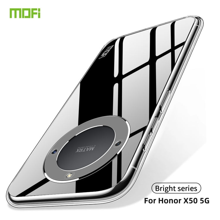 For Honor X50 5G MOFI Ming Series Ultra-thin TPU Phone Case(Transparent) - Honor Cases by MOFI | Online Shopping South Africa | PMC TechLife | Buy Now Pay Later Mobicred