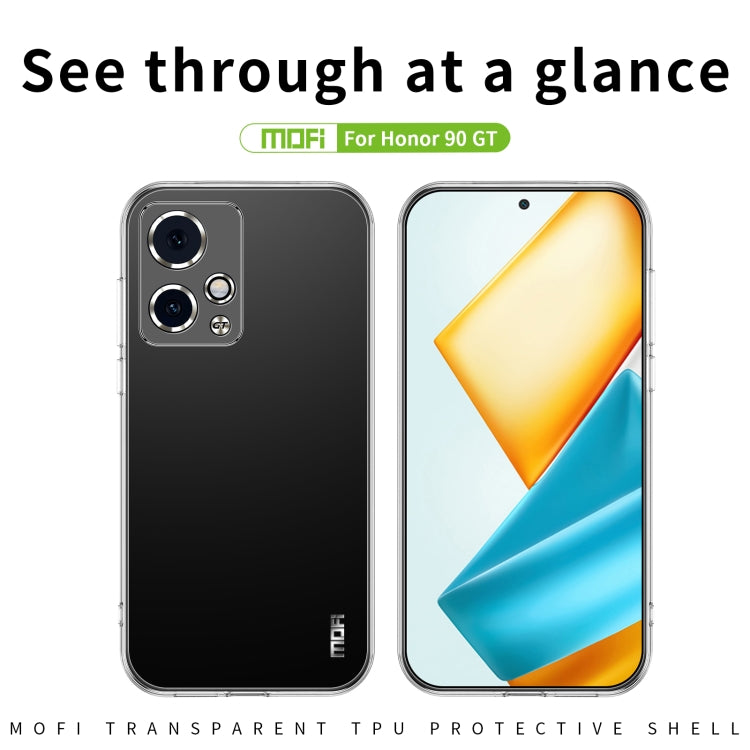 For Honor 90 GT MOFI Ming Series Ultra-thin TPU Phone Case(Transparent) - Honor Cases by MOFI | Online Shopping South Africa | PMC TechLife | Buy Now Pay Later Mobicred