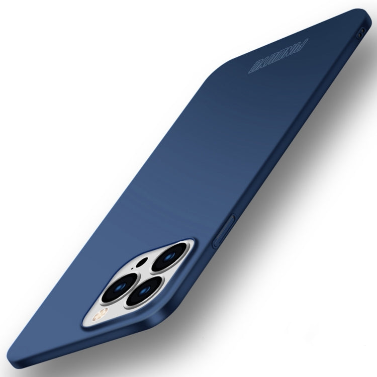 For iPhone 15 Pro PINWUYO Micro-Frosted PC Ultra-thin Hard Phone Case with Magsafe Magnetic Ring(Blue) - iPhone 15 Pro Cases by PINWUYO | Online Shopping South Africa | PMC TechLife | Buy Now Pay Later Mobicred
