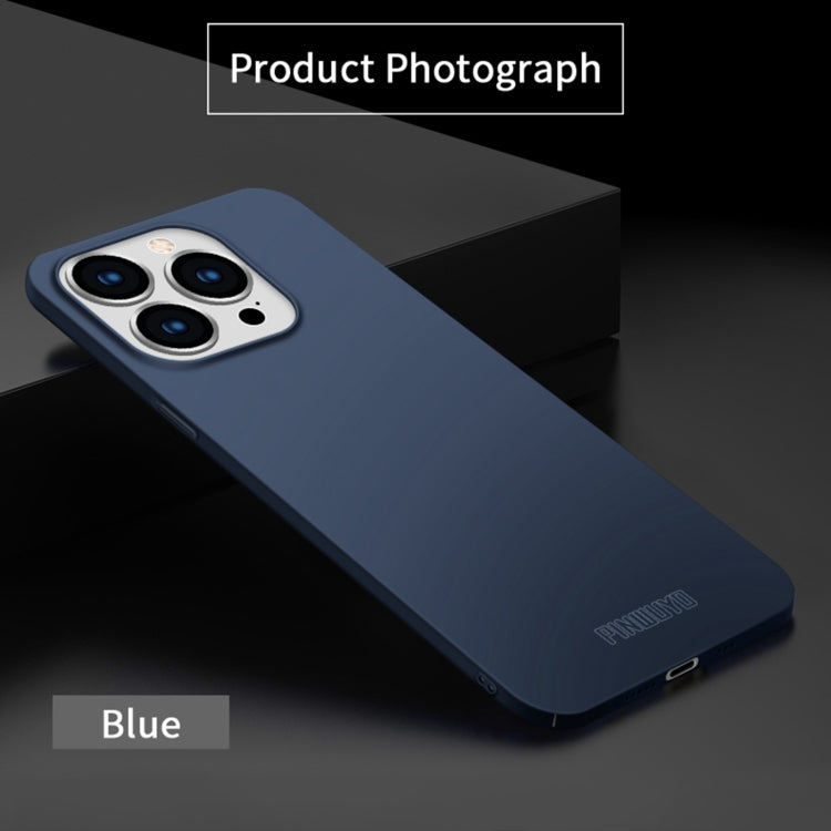 For iPhone 15 Pro PINWUYO Micro-Frosted PC Ultra-thin Hard Phone Case with Magsafe Magnetic Ring(Blue) - iPhone 15 Pro Cases by PINWUYO | Online Shopping South Africa | PMC TechLife | Buy Now Pay Later Mobicred