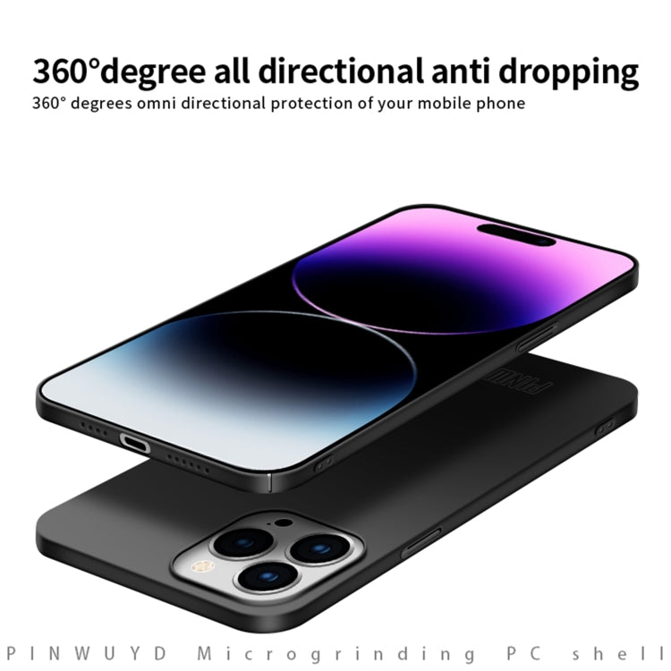 For iPhone 15 Pro Max PINWUYO Micro-Frosted PC Ultra-thin Hard Phone Case with Magsafe Magnetic Ring(Blue) - iPhone 15 Pro Max Cases by PINWUYO | Online Shopping South Africa | PMC TechLife | Buy Now Pay Later Mobicred