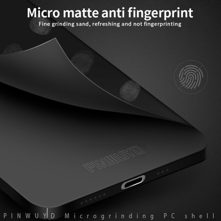 For iPhone 16 PINWUYO Micro-Frosted PC Ultra-thin Hard Phone Case with Magsafe Magnetic Ring(Blue) - iPhone 16 Cases by PINWUYO | Online Shopping South Africa | PMC TechLife | Buy Now Pay Later Mobicred