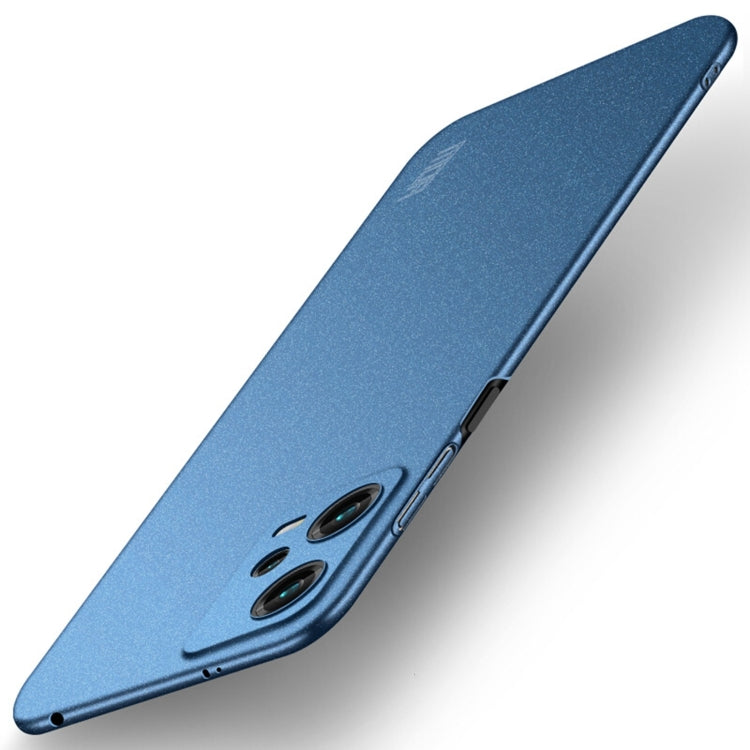 For Xiaomi Redmi Note 12 Global /Poco X5 5G MOFI Fandun Series Frosted PC Ultra-thin All-inclusive Phone Case(Blue) - Xiaomi Cases by MOFI | Online Shopping South Africa | PMC Jewellery