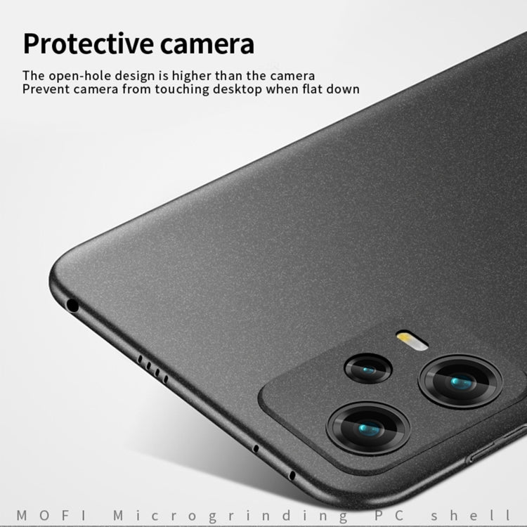 For Xiaomi Redmi Note 12 Pro Global MOFI Fandun Series Frosted PC Ultra-thin All-inclusive Phone Case(Black) - Xiaomi Cases by MOFI | Online Shopping South Africa | PMC Jewellery