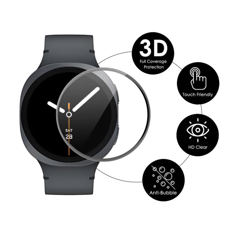 For Samsung Galaxy Watch8 44mm ENKAY 3D Full Coverage Soft PC Edge PMMA HD Screen Film - free shipping - PMC TechLife - Order now!