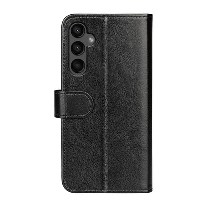 For Samsung Galaxy A15 R64 Texture Horizontal Flip Leather Phone Case(Black) - Galaxy Phone Cases by PMC Jewellery | Online Shopping South Africa | PMC Jewellery