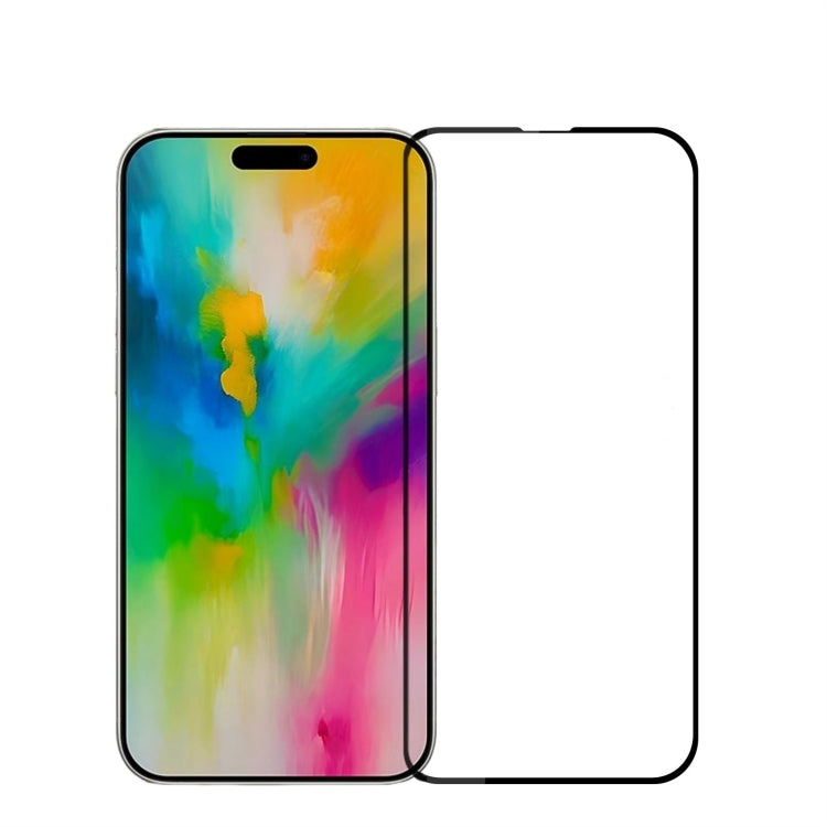 For iPhone 16 Plus PINWUYO 9H 2.5D Full Screen Tempered Glass Film(Black) - free shipping - PMC TechLife - Order now!