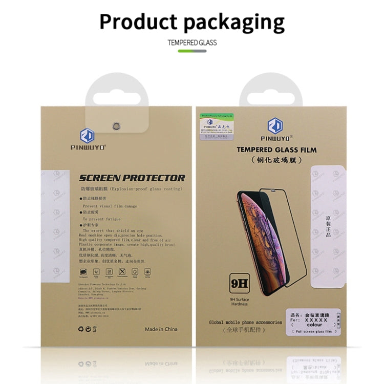 For iPhone 16 Pro Max PINWUYO 9H 2.5D Full Screen Tempered Glass Film(Black) - iPhone 16 Pro Max Tempered Glass by PINWUYO | Online Shopping South Africa | PMC TechLife | Buy Now Pay Later Mobicred