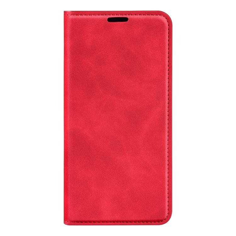 or Samsung Galaxy S25 Ultra 5G Retro-skin Magnetic Suction Leather Phone Case(Red) - Galaxy S25 Ultra 5G Cases by PMC Jewellery | Online Shopping South Africa | PMC Jewellery | Buy Now Pay Later Mobicred