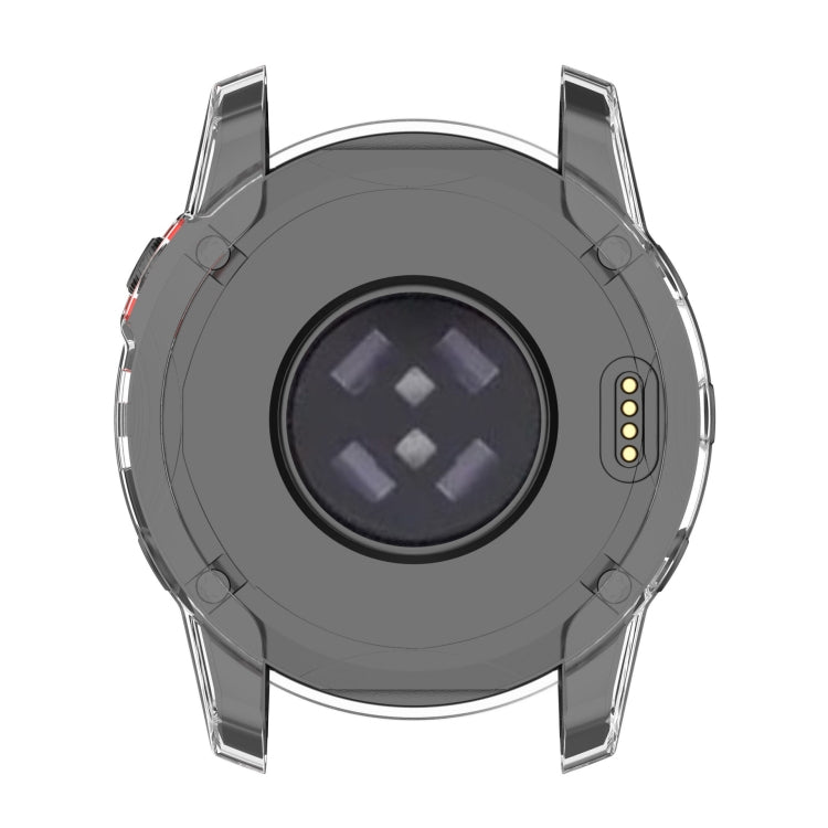 For Garmin Fenix 7X Pro Half-Package TPU Watch Protective Case(Transparent) - Watch Cases by PMC TechLife | Online Shopping South Africa | PMC TechLife | Buy Now Pay Later Mobicred