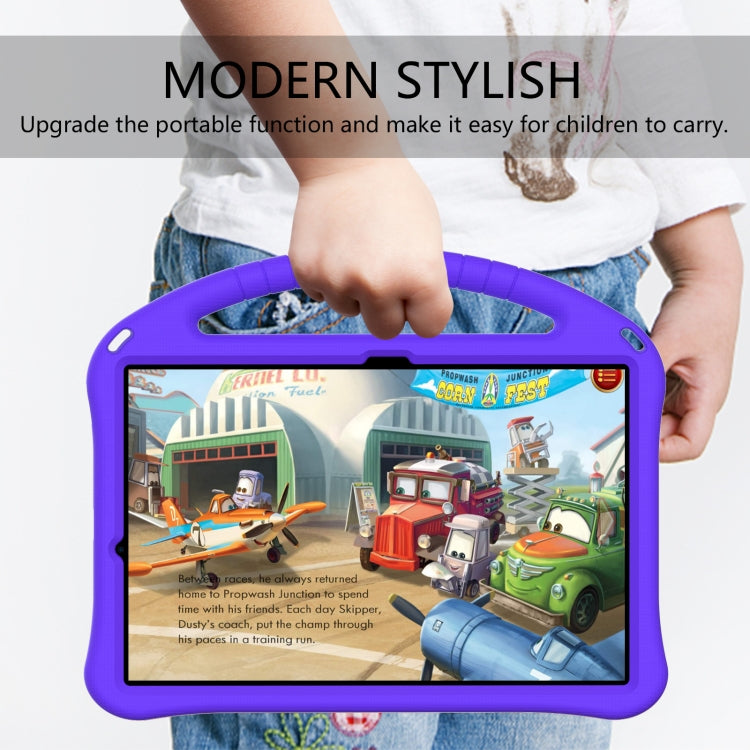 For Samsung Galaxy Tab S10+ 12.4 EVA Shockproof Tablet Case with Holder(Purple) - Tab S10+ Cases by PMC Jewellery | Online Shopping South Africa | PMC Jewellery | Buy Now Pay Later Mobicred