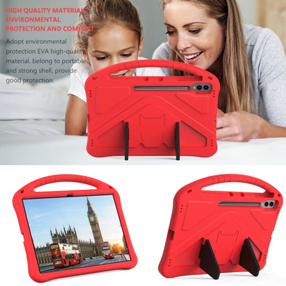 For Samsung Galaxy Tab S10 Ultra 14.6 EVA Shockproof Tablet Case with Holder(Red) - Tab S10 Ultra Cases by PMC Jewellery | Online Shopping South Africa | PMC Jewellery | Buy Now Pay Later Mobicred