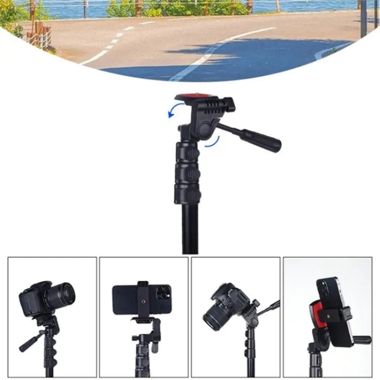 JMARY KP2206 Multi-functional Adjustable Portable Camera Tripod 1.7m Floor Stand - Tripods by Jmary | Online Shopping South Africa | PMC TechLife | Buy Now Pay Later Mobicred