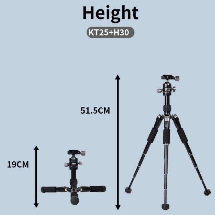 JMARY KT25+H30 For Selfie Live Streaming Lightweight Portable Desktop Mini Tripod Set - free shipping - PMC TechLife - Order now!