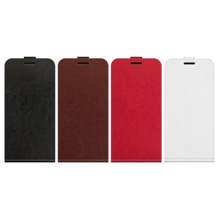For Realme 12 5G R64 Texture Single Vertical Flip Leather Phone Case(Black) - Realme Cases by PMC TechLife | Online Shopping South Africa | PMC TechLife | Buy Now Pay Later Mobicred