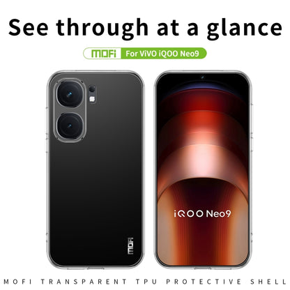 For vivo iQOO Neo9 /9 Pro MOFI Ming Series Ultra-thin TPU Phone Case(Transparent) - iQOO Neo9 Cases by MOFI | Online Shopping South Africa | PMC Jewellery