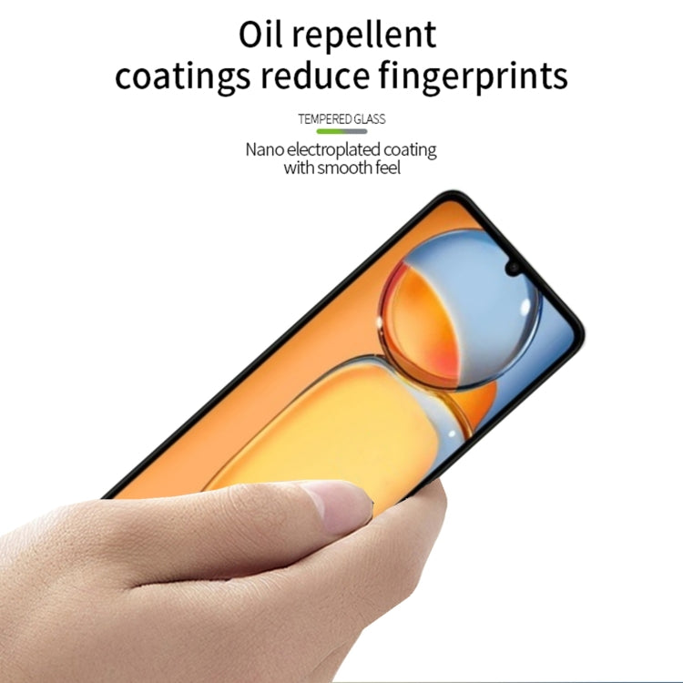 For Xiaomi Poco C65 MOFI 9H 2.5D Full Screen Tempered Glass Film(Black) -  by MOFI | Online Shopping South Africa | PMC TechLife | Buy Now Pay Later Mobicred