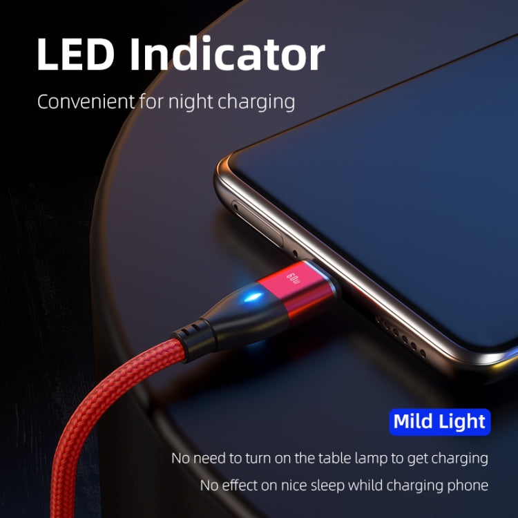 ENKAY 6-in-1 PD60W USB-A / Type-C to Type-C / 8 Pin / Micro USB Magnetic Fast Charging Cable, Cable Length:1m(Black) - Charging Cable & Head by ENKAY | Online Shopping South Africa | PMC TechLife | Buy Now Pay Later Mobicred