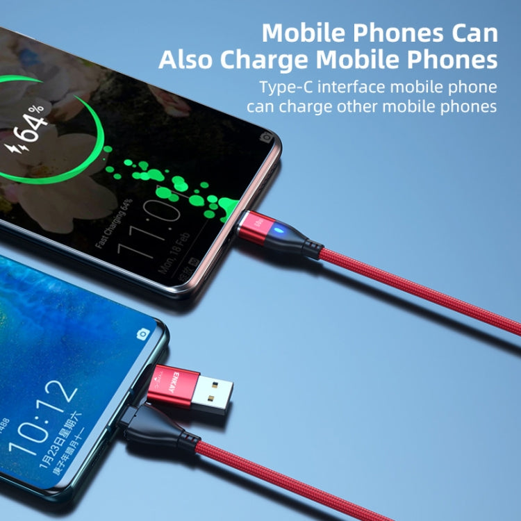 ENKAY 6-in-1 PD60W USB-A / Type-C to Type-C / 8 Pin / Micro USB Magnetic Fast Charging Cable, Cable Length:1m(Black) - Charging Cable & Head by ENKAY | Online Shopping South Africa | PMC TechLife | Buy Now Pay Later Mobicred
