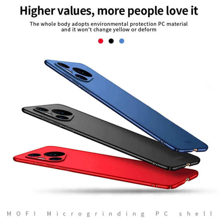 For Huawei Pura 70 Pro MOFI Micro-Frosted PC Ultra-thin Hard Phone Case(Black) - free shipping - PMC Jewellery - Order now!