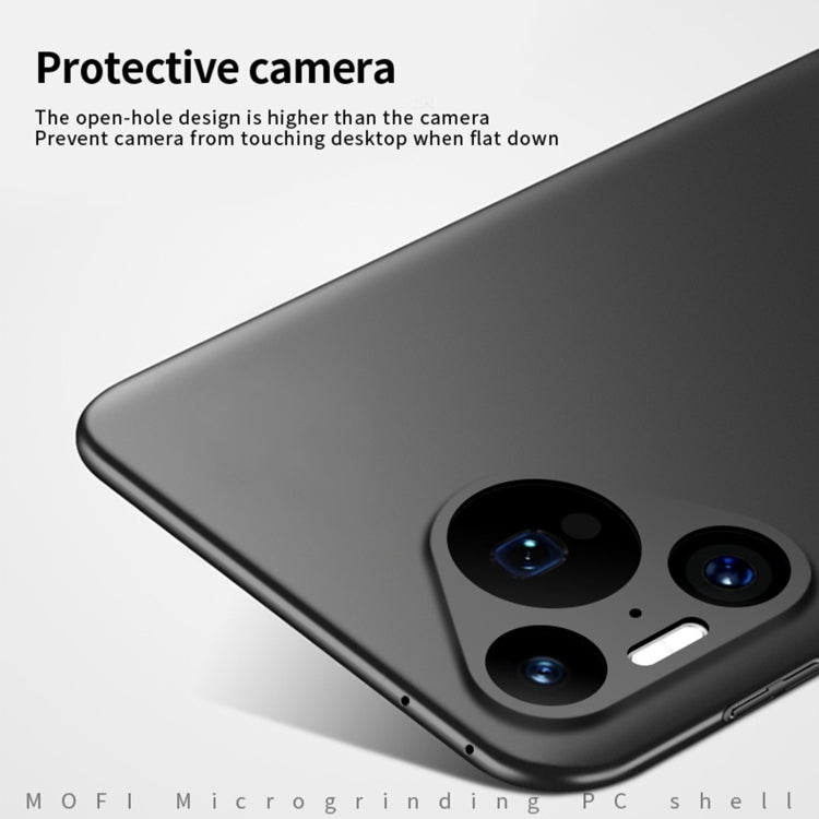 For Huawei Pura 70 Pro MOFI Micro-Frosted PC Ultra-thin Hard Phone Case(Black) - free shipping - PMC Jewellery - Order now!