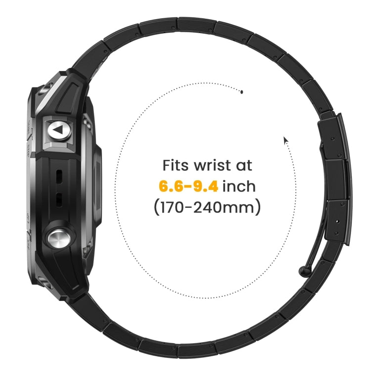 For Garmin Epix Pro 47mm 22mm Titanium Alloy Quick Release Watch Band(Sliver) - Watch Bands by PMC TechLife | Online Shopping South Africa | PMC TechLife