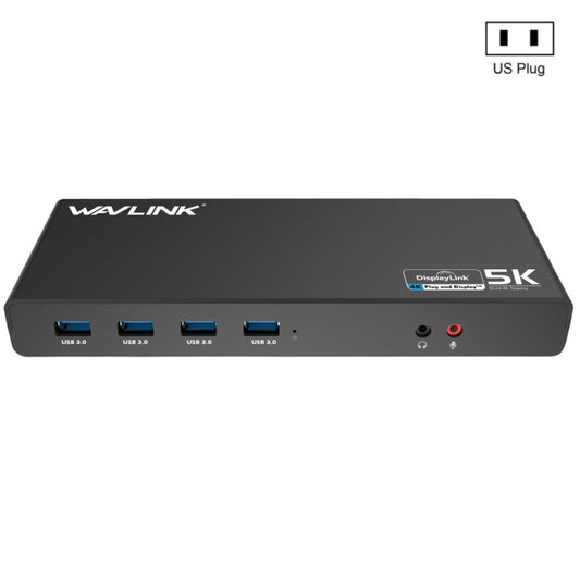 Wavlink UG69DK1 5K Type-C Dual Display USB 3.0 Video Gigabit Ethernet HDMI Docking Station, Plug:US Plug -  by WAVLINK | Online Shopping South Africa | PMC Jewellery | Buy Now Pay Later Mobicred