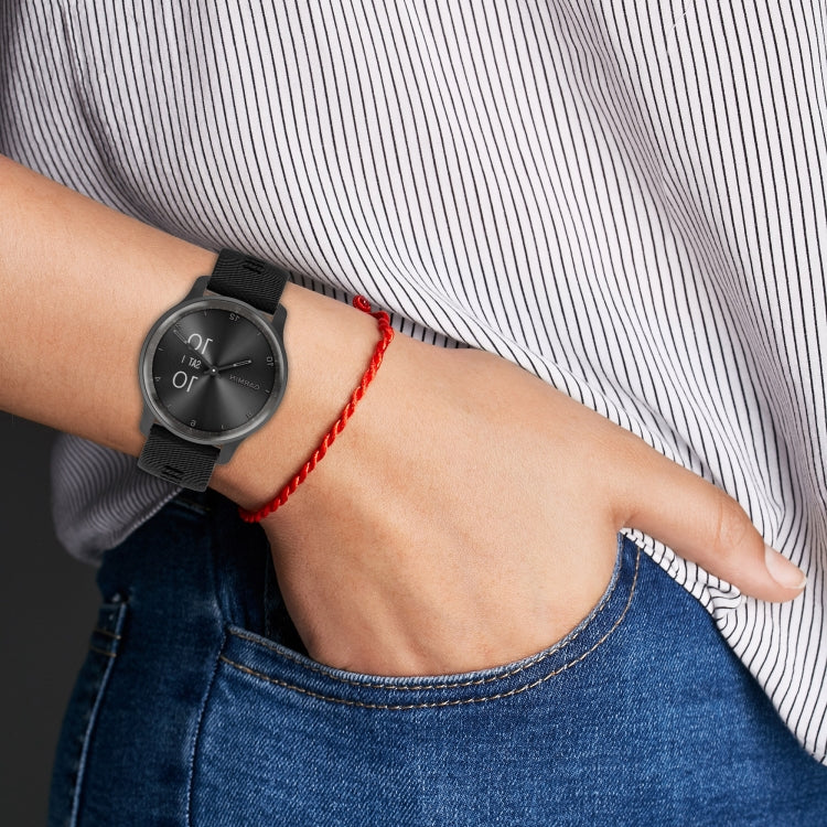 For Samsung Galaxy Watch 6 Classic 47mm 20mm Diamond Textured Silicone Watch Band(White) - Watch Bands by PMC TechLife | Online Shopping South Africa | PMC TechLife | Buy Now Pay Later Mobicred