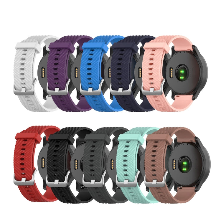 For  Suunto 9 Peak 22mm Diamond Textured Silicone Watch Band(Black) -  by PMC TechLife | Online Shopping South Africa | PMC TechLife