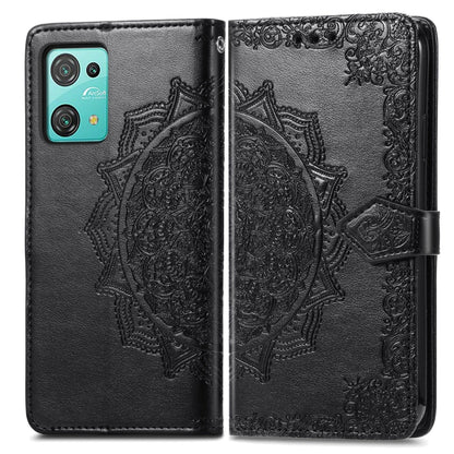 For Blackview C30 Pro Mandala Flower Embossed Leather Phone Case(Black) - More Brand by PMC Jewellery | Online Shopping South Africa | PMC Jewellery