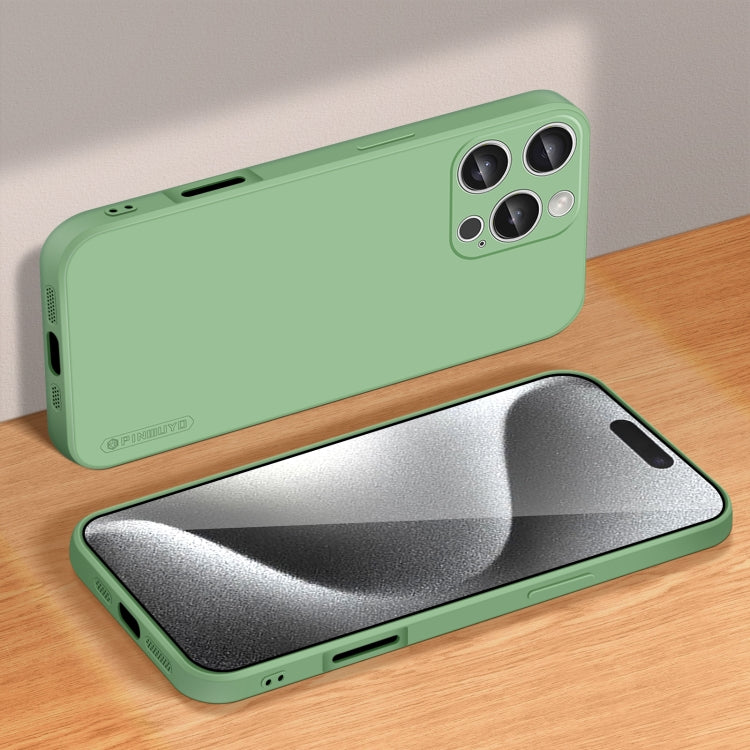 For iPhone 16 Pro PINWUYO Sense Series Liquid Silicone TPU Phone Case(Green) - free shipping - PMC TechLife - Order now!