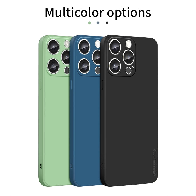 For iPhone 16 Pro Max PINWUYO Sense Series Liquid Silicone TPU Phone Case(Black) - iPhone 16 Pro Max Cases by PINWUYO | Online Shopping South Africa | PMC TechLife | Buy Now Pay Later Mobicred