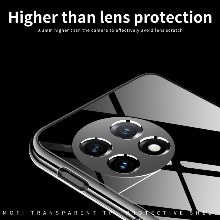 For OnePlus 12 MOFI Ming Series Transparent Ultra-thin TPU Phone Case(Transparent) - OnePlus Cases by MOFI | Online Shopping South Africa | PMC TechLife