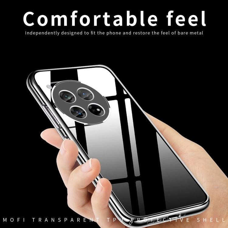 For OnePlus Ace 3 MOFI Ming Series Transparent Ultra-thin TPU Phone Case(Transparent) - OnePlus Cases by MOFI | Online Shopping South Africa | PMC TechLife | Buy Now Pay Later Mobicred