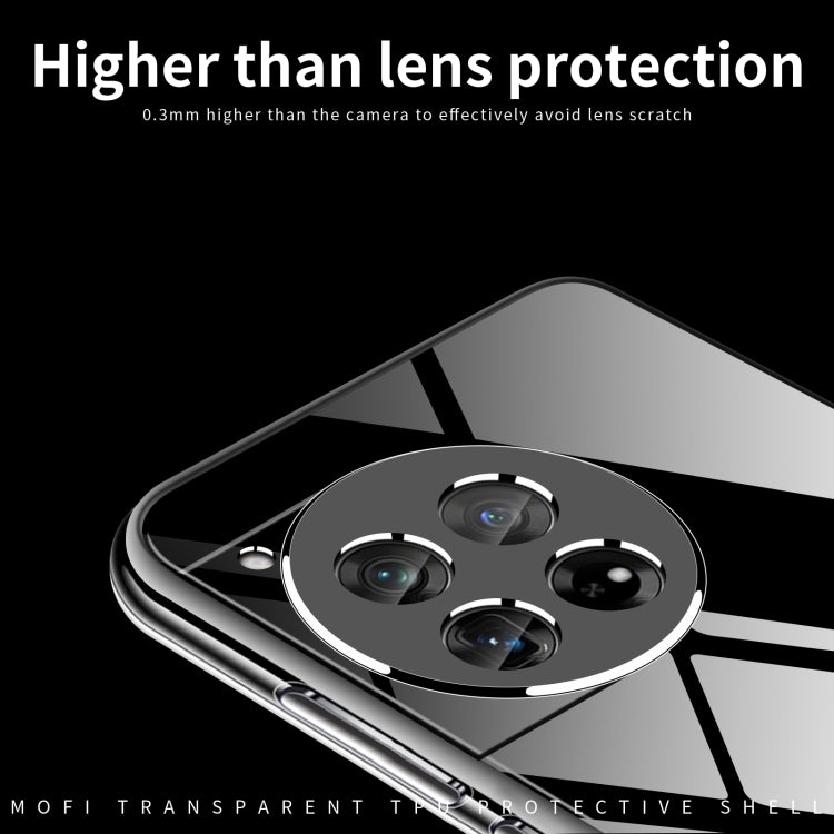 For OnePlus Ace 3 MOFI Ming Series Transparent Ultra-thin TPU Phone Case(Transparent) - OnePlus Cases by MOFI | Online Shopping South Africa | PMC TechLife | Buy Now Pay Later Mobicred