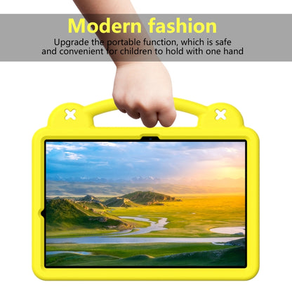 For Samsung Galaxy Tab S10+12.4 X820 Handle Kickstand Children EVA Shockproof Tablet Case(Yellow) - Tab S10+ Cases by PMC Jewellery | Online Shopping South Africa | PMC Jewellery | Buy Now Pay Later Mobicred