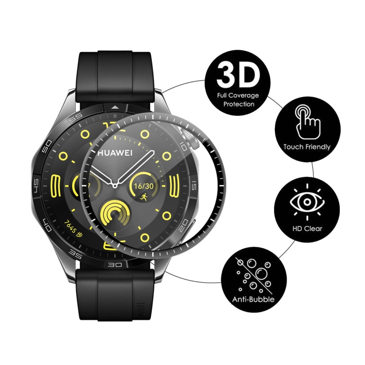 For Huawei Watch GT 5 46mm 5pcs ENKAY 3D Full Coverage Soft PC Edge PMMA HD Screen Film - free shipping - PMC TechLife - Order now!
