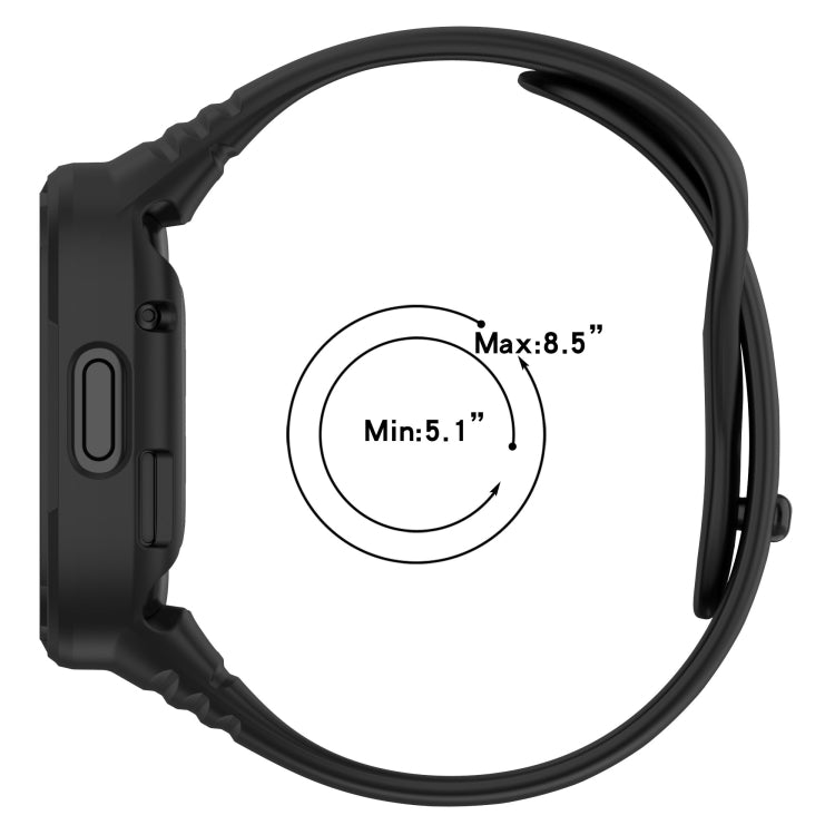 For Redmi Watch 3 Integrated Fully Enclosed Silicone Watch Band(White) - Watch Bands by PMC TechLife | Online Shopping South Africa | PMC TechLife | Buy Now Pay Later Mobicred