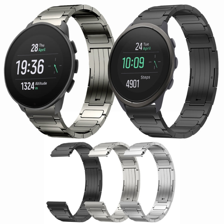 For  SUUNTO 9 Peak 22mm I-Shaped Titanium Alloy Watch Band(Grey) -  by PMC TechLife | Online Shopping South Africa | PMC TechLife