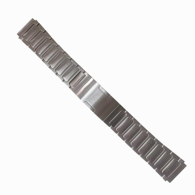 For Amazfit GTR 3 Pro 22mm I-Shaped Titanium Alloy Watch Band(Sliver) - Watch Bands by PMC TechLife | Online Shopping South Africa | PMC TechLife