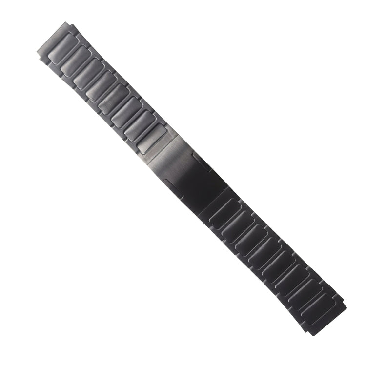 For Garmin Forerunner 255 22mm I-Shaped Titanium Alloy Watch Band(Grey) - Watch Bands by PMC Jewellery | Online Shopping South Africa | PMC Jewellery