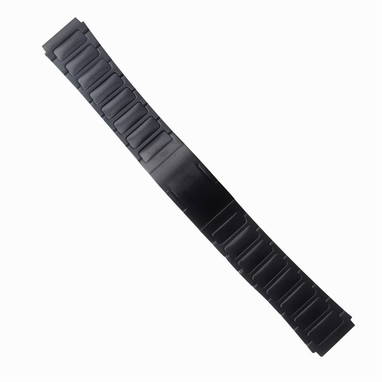 For Garmin Venu 2 22mm I-Shaped Titanium Alloy Watch Band(Black) - Watch Bands by PMC TechLife | Online Shopping South Africa | PMC TechLife