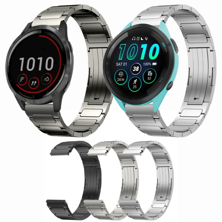 For Garmin Forerunner 265 22mm I-Shaped Titanium Alloy Watch Band(Sliver) - free shipping - PMC TechLife - Order now!