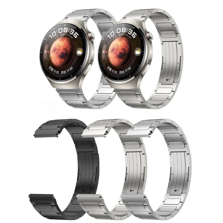 For Xiaomi Watch S1 Active 22mm I-Shaped Titanium Alloy Watch Band(Grey) - Watch Bands by PMC TechLife | Online Shopping South Africa | PMC TechLife | Buy Now Pay Later Mobicred