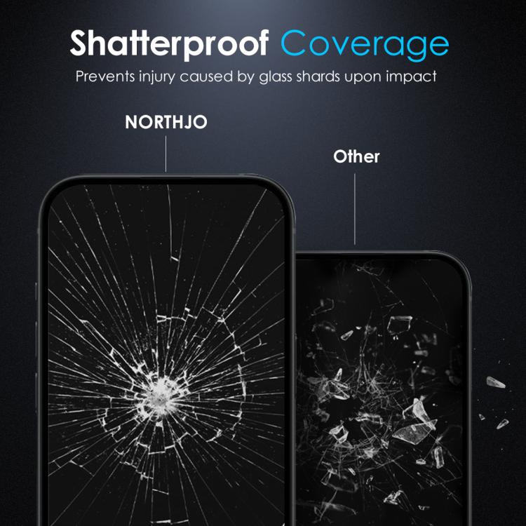 For iPhone 16 NORTHJO A++ 0.3mm 28 Degree Privacy Screen Tempered Glass Film - free shipping - PMC TechLife - Order now!