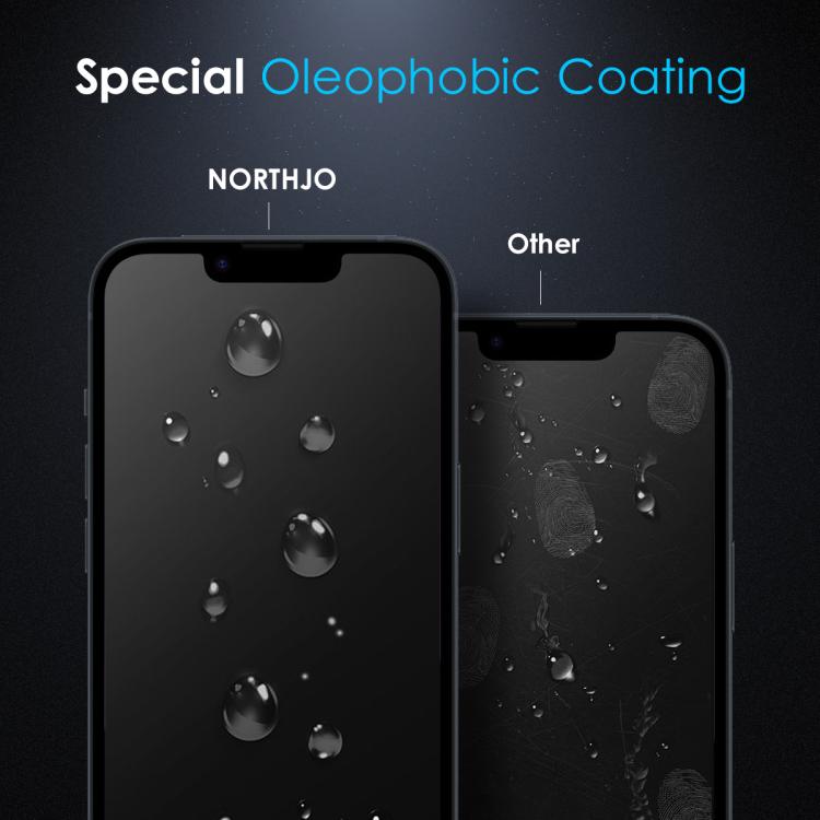 For iPhone 16e NORTHJO A++ 0.3mm 28 Degree Privacy Screen Tempered Glass Film - iPhone 16e Tempered Glass by NORTHJO | Online Shopping South Africa | PMC TechLife | Buy Now Pay Later Mobicred