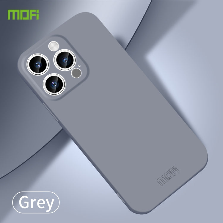 For iPhone 15 Pro Max MOFI Qin Series Skin Feel All-inclusive PC Phone Case(Gray) - iPhone 15 Pro Max Cases by MOFI | Online Shopping South Africa | PMC TechLife | Buy Now Pay Later Mobicred